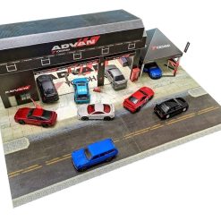 Advan Garage Diorama cho mô hình 1/64