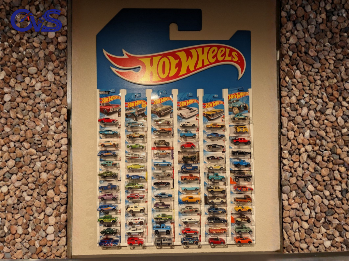 xe mô hình hot wheels được decor