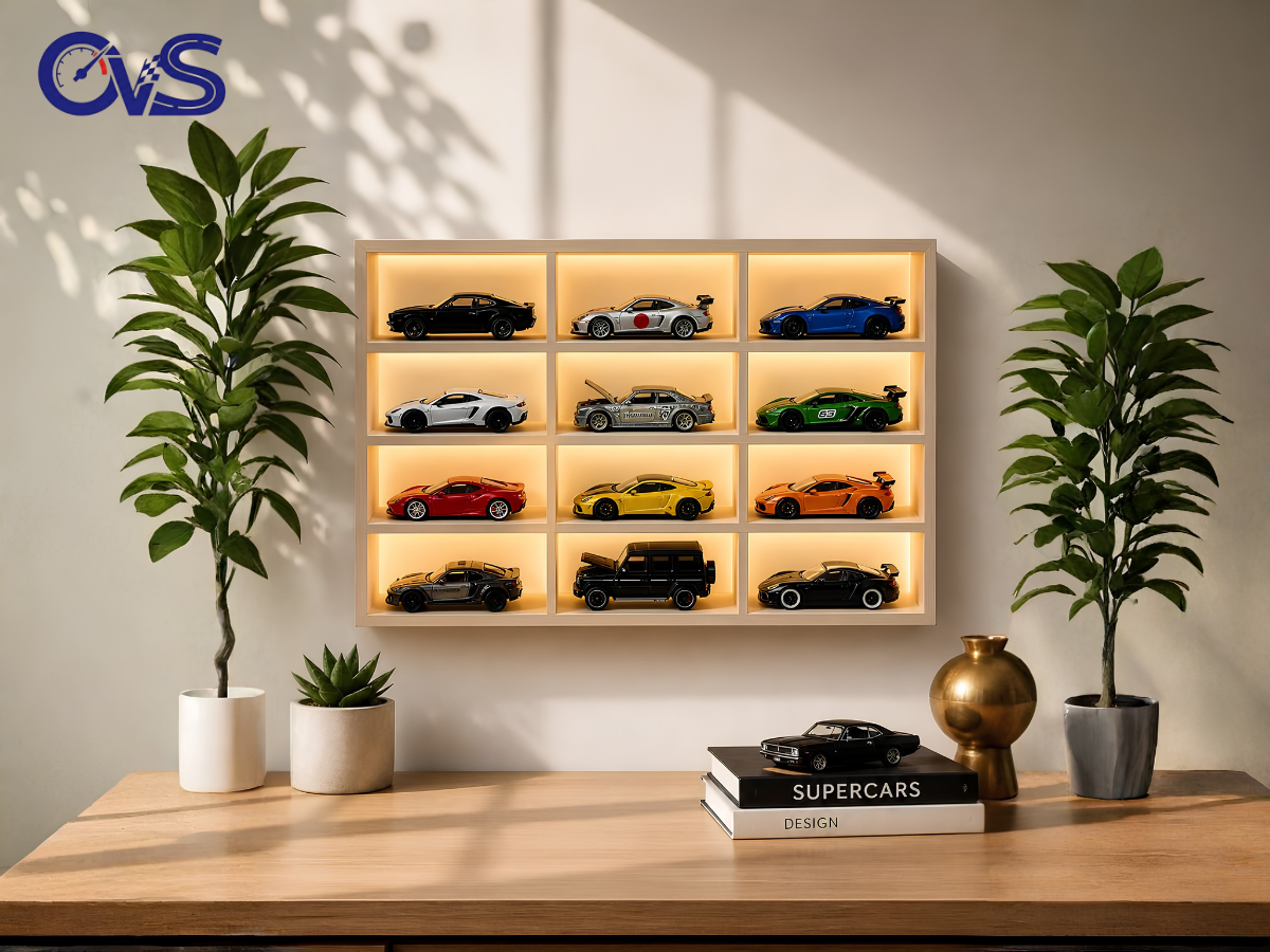 góc kệ trưng bày xe ô tô hot wheels