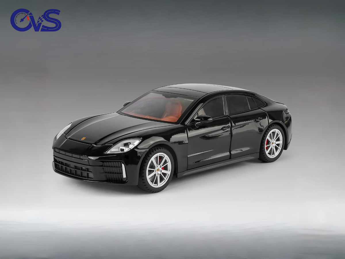 Xe mô hình xe porsche panamera màu đen 